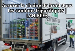 Rideau à lanières PVC pour camion frigorifique : garder le froid à chaque ouverture de portes
